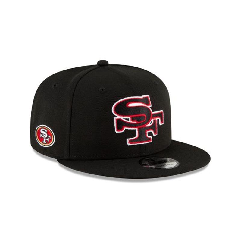 NFL San Francisco 49ers Logo Mix 9Fifty Snapback (KTU8224) - Red New Era Caps